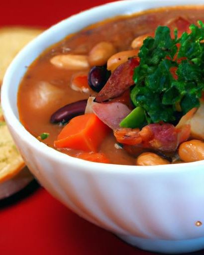 Hearty Bean and Bacon Soup: A Comfort Food Classic Recipe