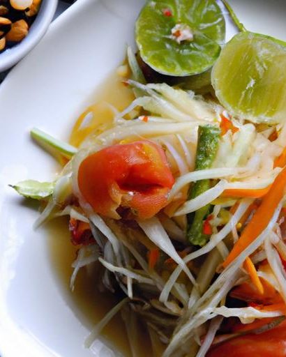 Papaya Salad Unveiled: A Tangy Twist to Refresh Your Palate