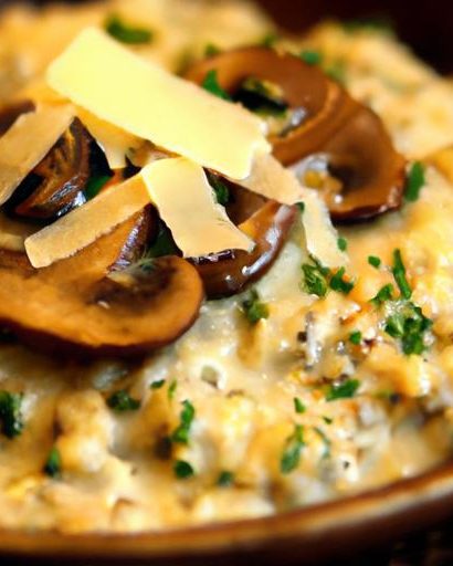 Creamy Mushroom Parmesan Risotto: A Flavorful Italian Classic