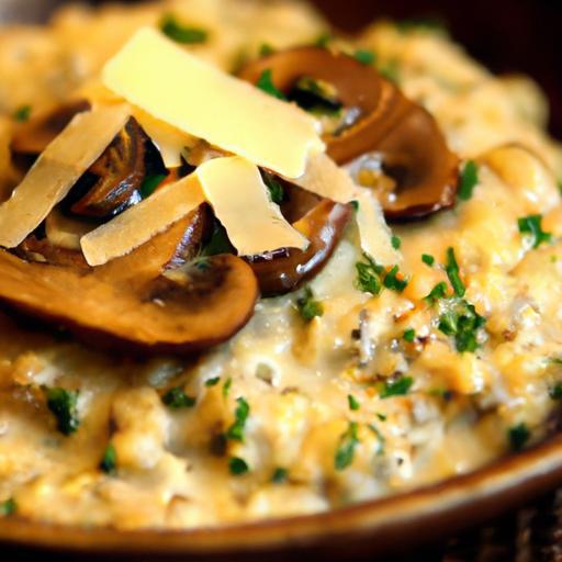 Creamy Mushroom Parmesan Risotto: A Flavorful Italian Classic