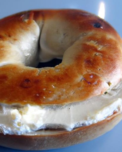 Fluffy Keto Bagels with Cream Cheese: Low-Carb Delight