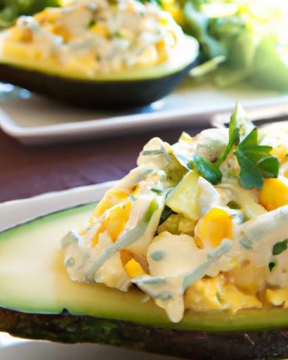 Creamy Egg Salad Stuffed Avocado: A Nutritious Delight