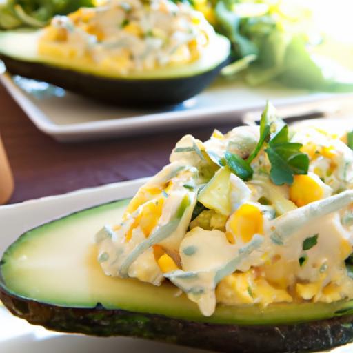 Creamy Egg Salad Stuffed Avocado: A Nutritious Delight
