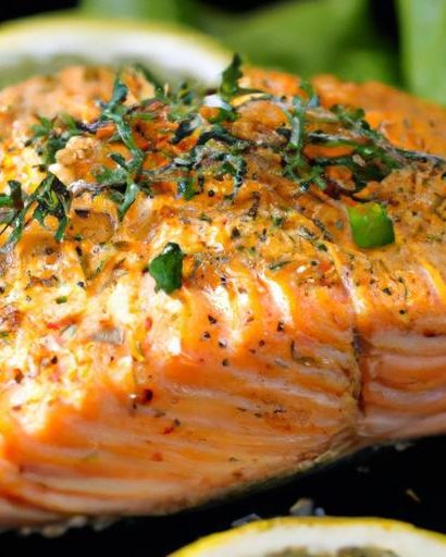Zesty Baked Lemon Herb Salmon: A Flavorful Healthy Delight