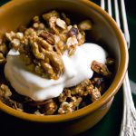 Sweet Harmony: Greek Yogurt with Honey and Crunchy Walnuts