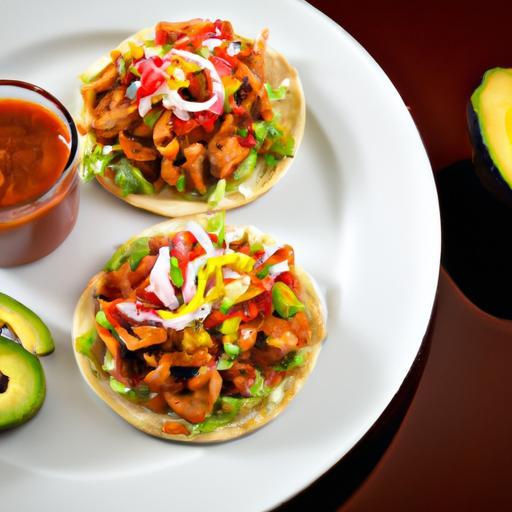 Savor the Zesty Delight of Chicken Tinga Tostadas Today