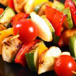 Sizzling Grilled Halloumi & Veggie Skewers: A Flavor Feast