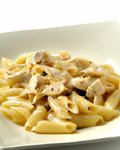 Indulge in Creamy Garlic Chicken Pasta: A Flavorful Classic