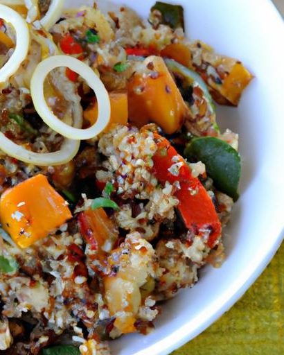 Wholesome Quinoa Salad with Vibrant Roasted Veggies Delight