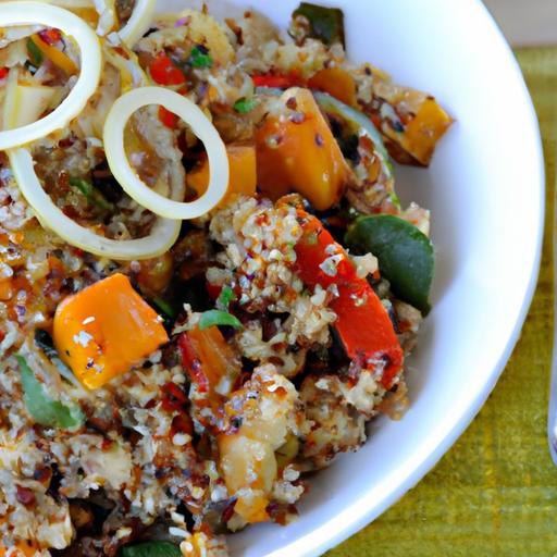 Wholesome Quinoa Salad with Vibrant Roasted Veggies Delight