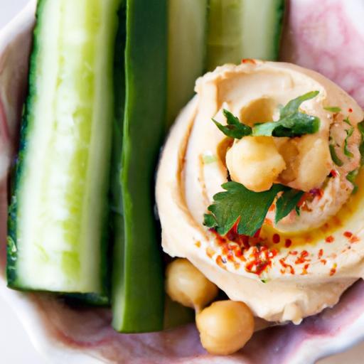 Refreshing Cucumber and Hummus Bites: A Healthy Snack Idea