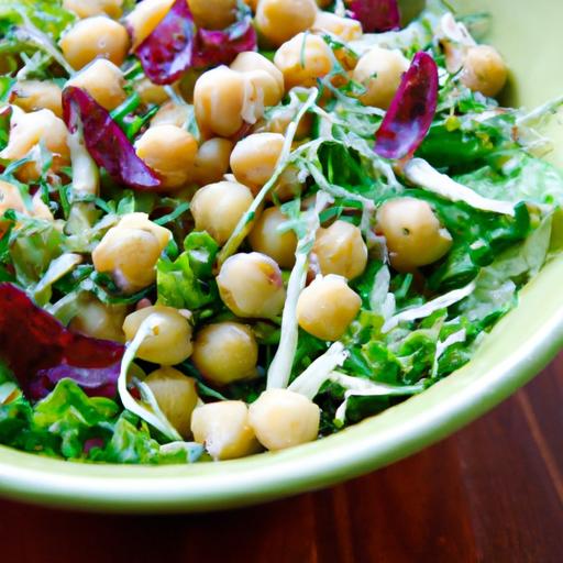 crunchy Lettuce Cranberry Chickpea Salad Recipe Delight