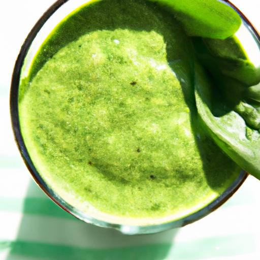 Energize Your Day with a Vibrant Green Spinach Protein Smoothie
