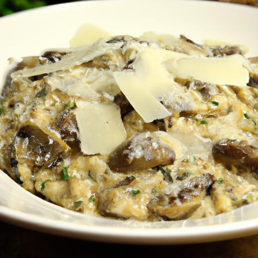 Creamy Mushroom Parmesan risotto: ‌A‌ Flavorful Italian Classic