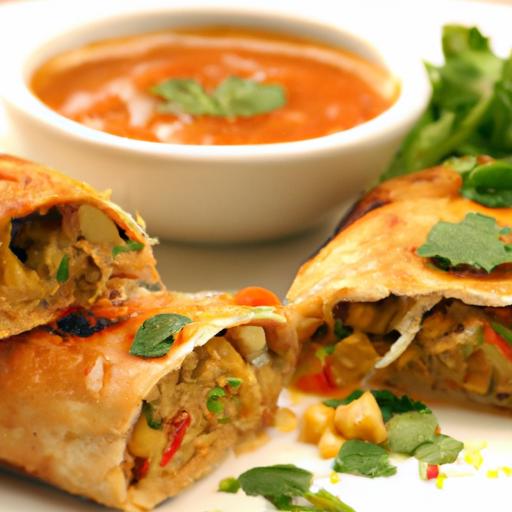 Crispy Baked Chicken chimichangas: A Healthier Tex-Mex Treat