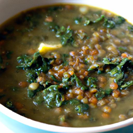 Hearty ‍Lentil and Spinach Soup: ‌A Nutritious Delight