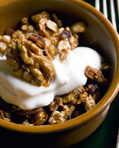 Sweet Harmony: Greek Yogurt with Honey and Crunchy Walnuts