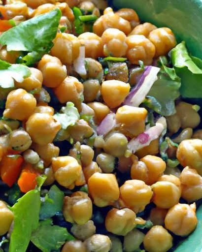 Wholesome Lentil & Chickpea Salad: A Nutritious Delight
