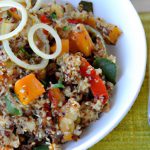 Wholesome Quinoa Salad with Vibrant Roasted Veggies Delight
