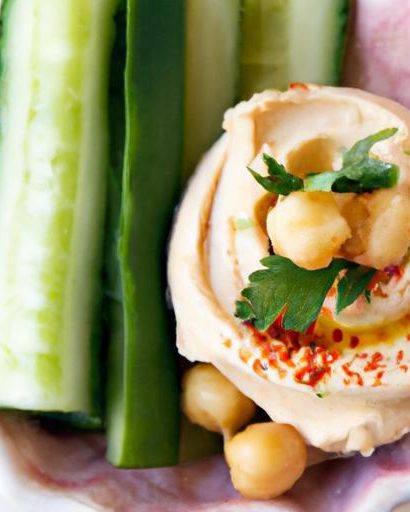 Refreshing Cucumber and Hummus Bites: A Healthy Snack Idea